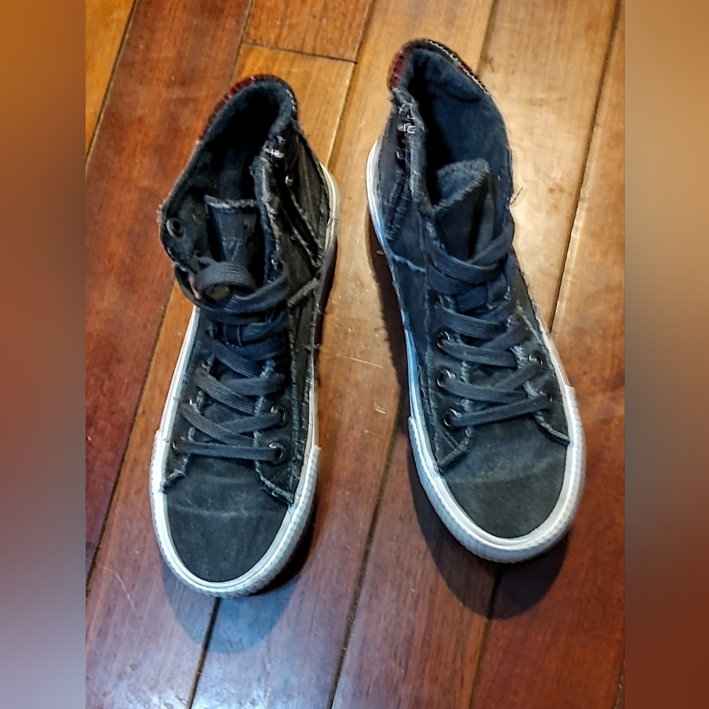 Blowfish Charcoal High-Top Sneakers